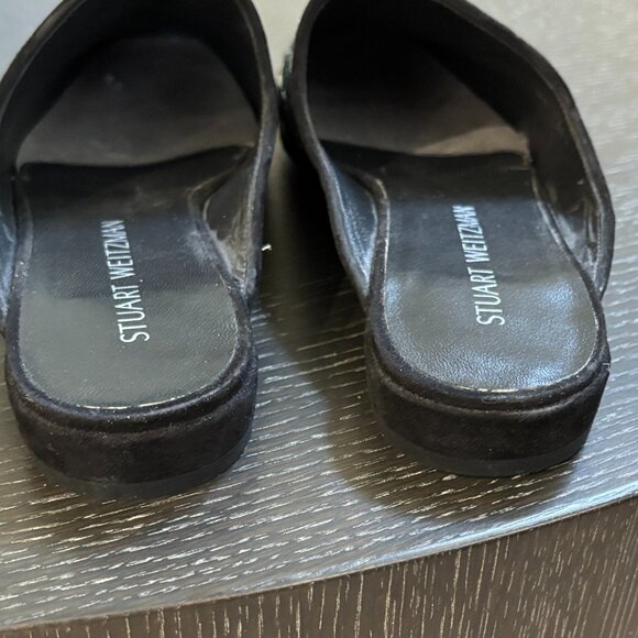 Stuart Weitzman Pipe Mulearky Flat Mule - Picture 6 of 11